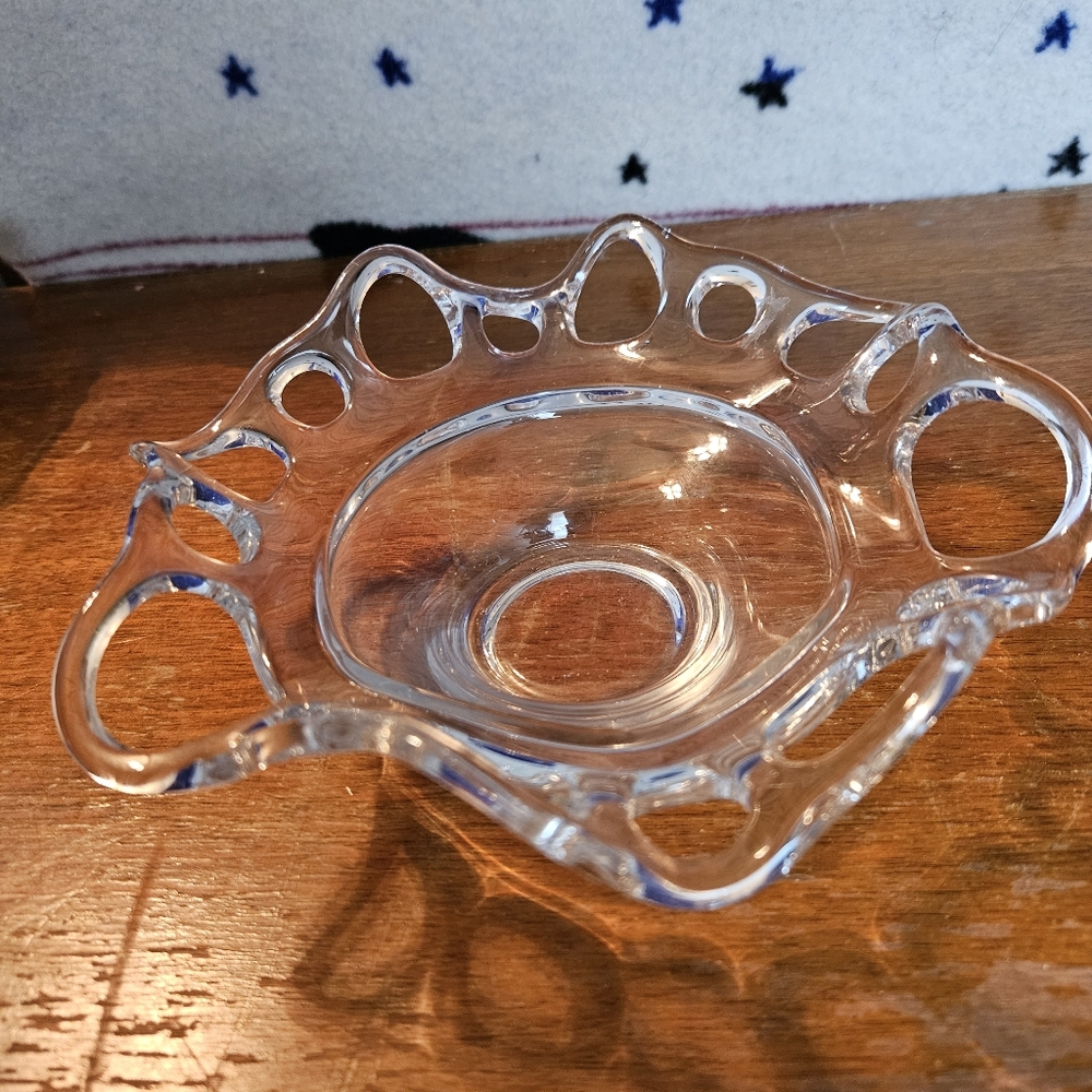 Elegant Clear Glass Bowl
